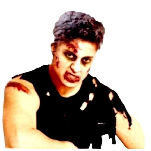 Zombie Hyde & EEK! Costume Makeup Face Latex Grease Fake Blood Cosplay Halloween - Picture 1 of 9